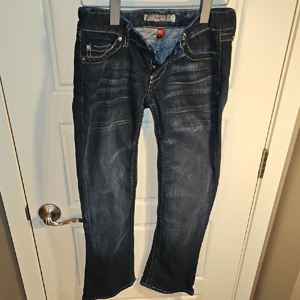 BKE- Women's Boot Cut Blue Jeans Classic Style. SIZE 26W 31 1/2 INSEAM